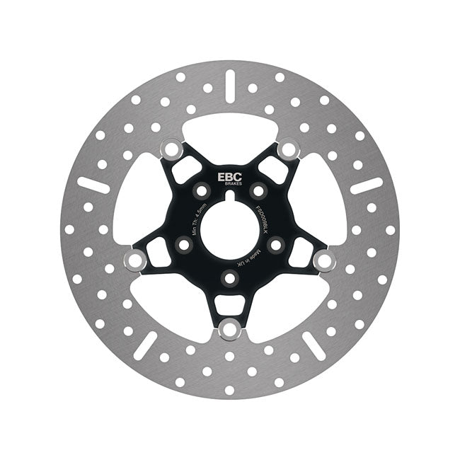 Black Floating Wide Front Rotor For Most Upto 1999 H-D Models NU