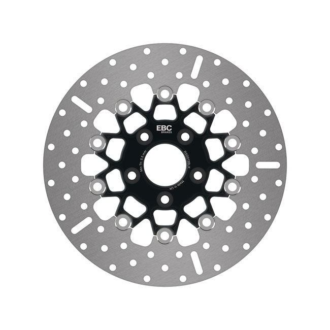 Black Floating Wide Rear Rotor For Most Upto 1999 H-D Models NU