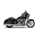NH Series 4 Inch Slip-On Mufflers Chrome For 17-22 Touring