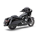 NH Series 4 Inch Slip-On Mufflers Black For 17-22 Touring