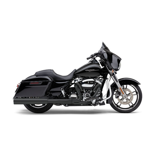 Powrflo 4-1/2 Inch Slip On Mufflers Black For 17-22 Touring