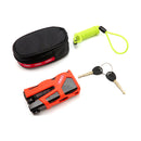 77 Granit Sledg 'Web Style' Disc Brake Lock Orange