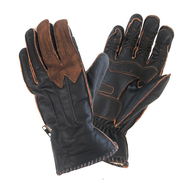 Winter Skin Gloves Black / Brown