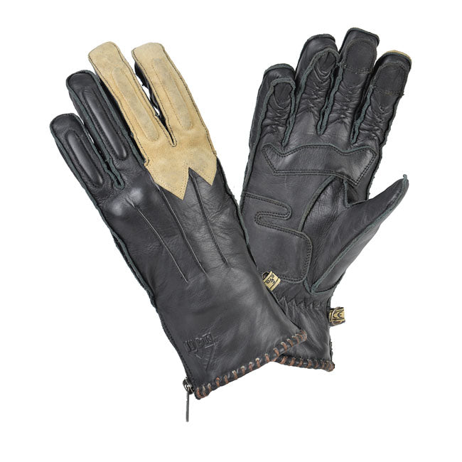 Winter Skin Gloves Black / Cream