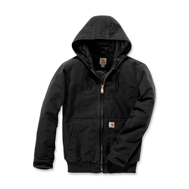 Washed Duck Insulated Active Jacket Black