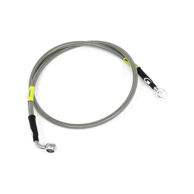 Stainless Clear Coated Front Brake Line For 14-16 XL1200X Forty Eight