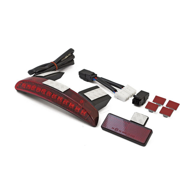 Chopped Fender Edge LED Taillight Red Lens Fits Chopped Style