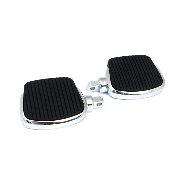Mini Floorboard Kit Chrome - 4 Inch