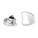 Touring Fairing Mount Mirror Kit Single Vision Chrome For 14-21 FLHT, FLHX, Trikes. Batwing Fairing Models