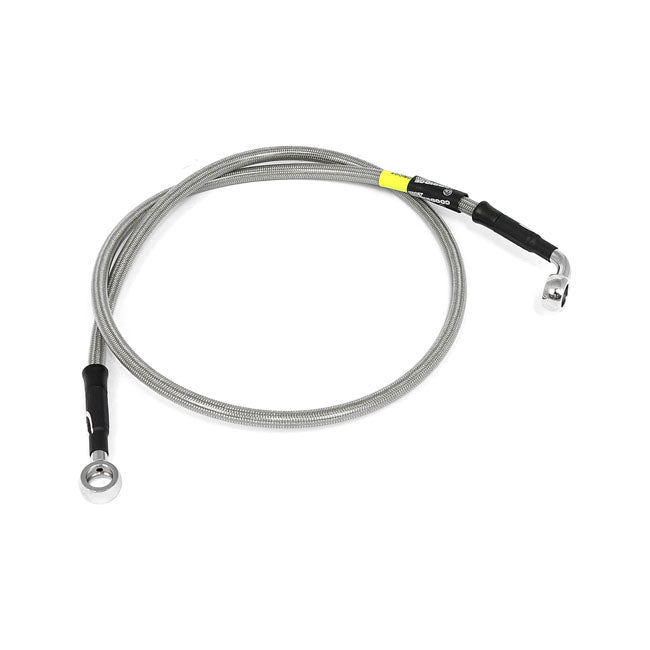 Stainless Clear Coated Front Brake Line For 12-16 XL1200V Seventy Two