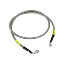Stainless Clear Coated Front Brake Line For 10-14 FXDWG Dyna Wide Glide