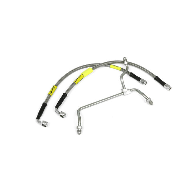 Stainless Clear Coated Front Brake Line For 15-16 FLTRX/FLTRXS