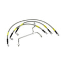 Stainless Clear Coated Front Brake Line For 14-16 FLHR