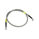 Stainless Clear Coated Upper Front Brake Line For 11-15 FXST With ABS NU