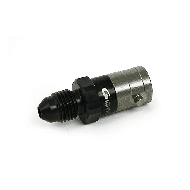 QDV Quick Connect Coupling Male Side - 3/8"-24 AN-3 Threaded