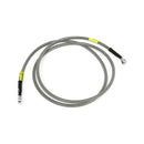 Stainless Clear Coated Upper Front Brake Line For 09-13 FLH/FLT With ABS NU