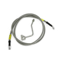 Stainless Clear Coated Upper Front Brake Line For 14-16 FLH/FLT With ABS