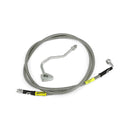 Stainless Clear Coated Upper Front Brake Line For 15-16 FLTRX/FLTRXS With ABS