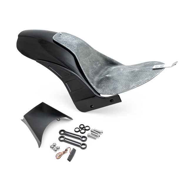 Bobbstr' Rear Fender Kit Black For 180-200 Tyre For 18-22 M8 Softail