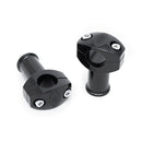 3 Inch Risers For 1-1/4" Bars Black