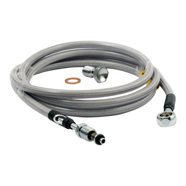 Hydraulic Clutch Line Kit Clear Coated - 62 Inch