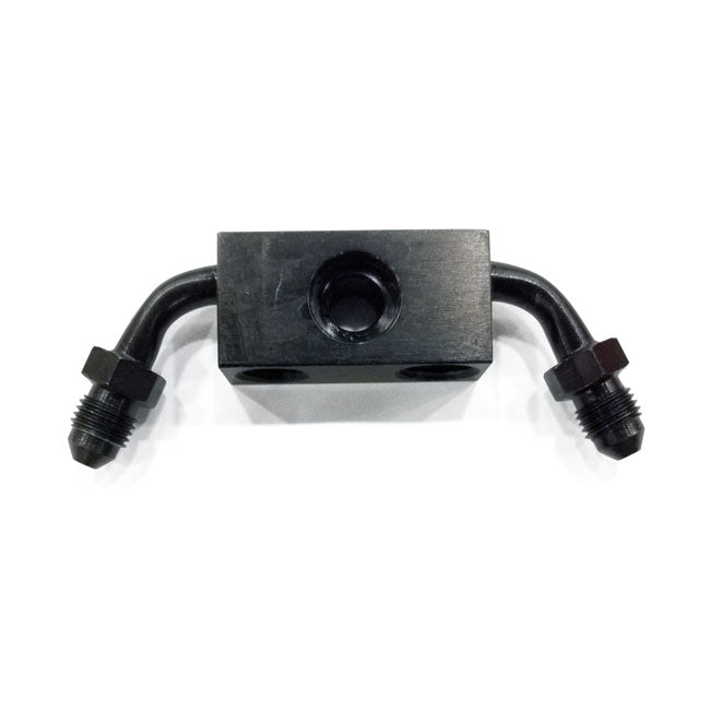Front ABS Adapter Black Single Disc For 12-17 Dyna NU