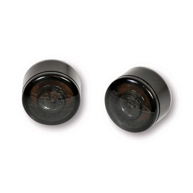 Apollo Miniature Round Smd LED Turn Signals Smoke Lens