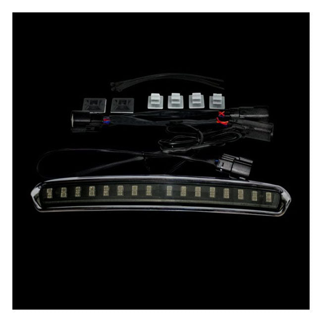 Tour-Pak Lid Light Chrome Smoke Lens