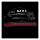 Tour-Pak Lid Light Black Red Lens