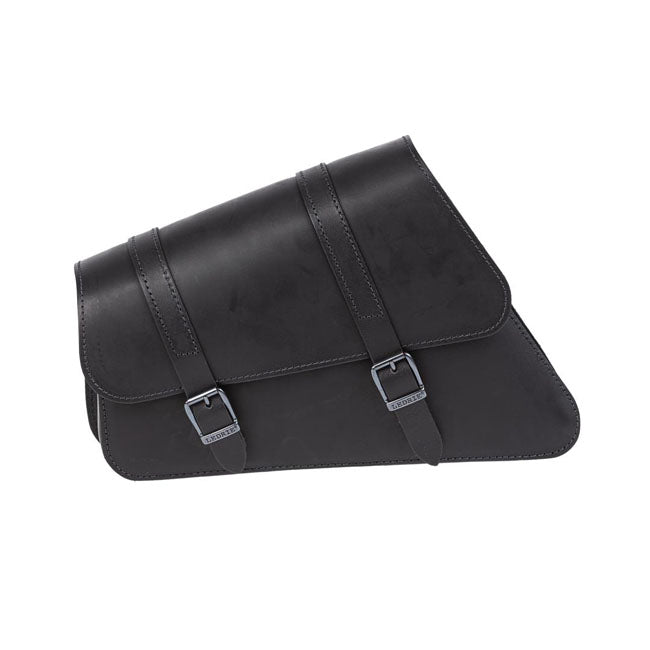 Leather Swingarm Bag Left Black