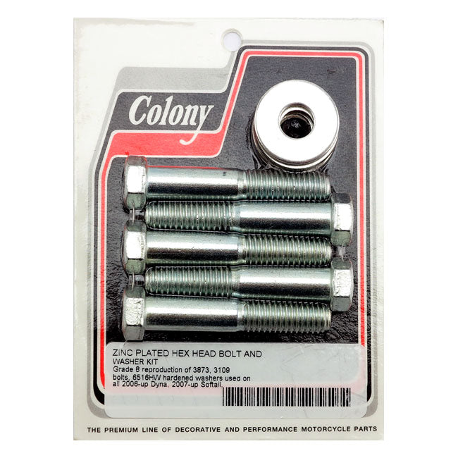 Wheel Pulley Bolt & Washer Kit Zinc Plated