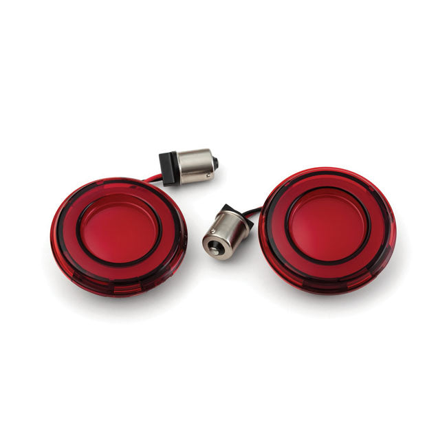 Rear Tracer LED Turn Signal Insert Set Red Lens