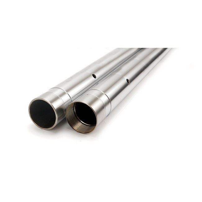Hard Chrome 41 MM Fork Tubes - 28-1/4 Inch OAL For 00-17 Softail Excl. FXSB