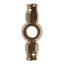 Double Fitting Short Neck 3/8" Straight Banjo