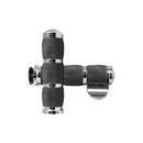 Air Cushioned Grips Chrome With Throttle Boss For 18-21 Indian Touring