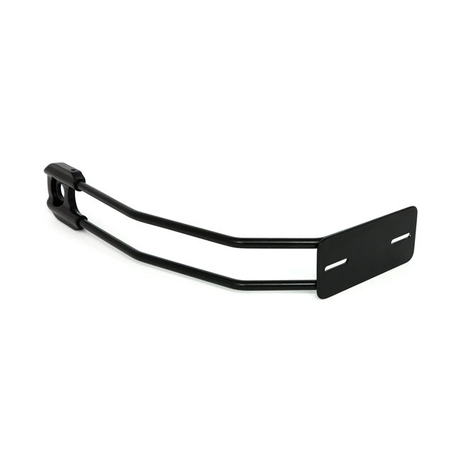 Behind Tire License Plate Holder Axle Mount Black