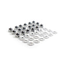 Shovel Rocker Box Top Nut Kit Chrome Low Crown Acorn
