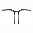 Dominator Raked 1-1/4 Inch T-Bar 12 Inch Rise Gloss Black