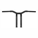 Dominator Raked 1-1/4 Inch T-Bar 12 Inch Rise Matt Black