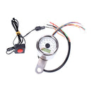 Stoker Electronic Speedometer 48mm Chrome White Face