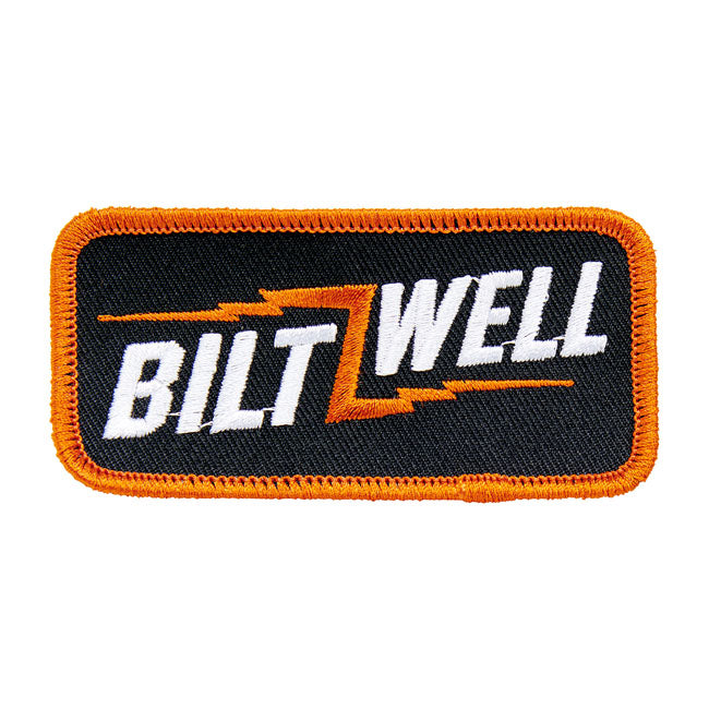 Bolt Patch 3.5 Inch Black / Orange / White