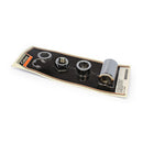 Smooth Rear Axle Spacer Kit Chrome For 08-17 Dyna