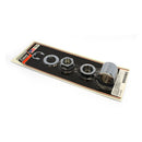 Smooth Rear Axle Spacer Kit Chrome For 08-10 Various Sportster NU