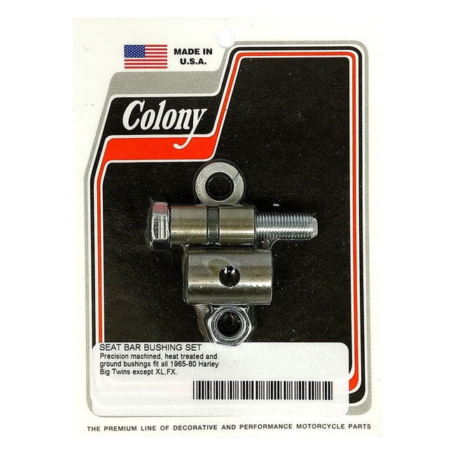 T-Bar Bushing Kit Zinc For 65-E81 H-D With T-Bar Mounted Solo Seat NU