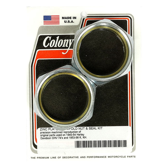 Plumber Style Manifold Nuts Zinc Plated