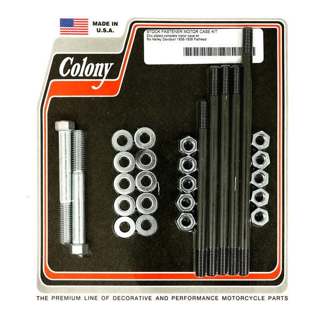 Crankcase Bolt Kit Zinc For 36-39 74/80" SV NU