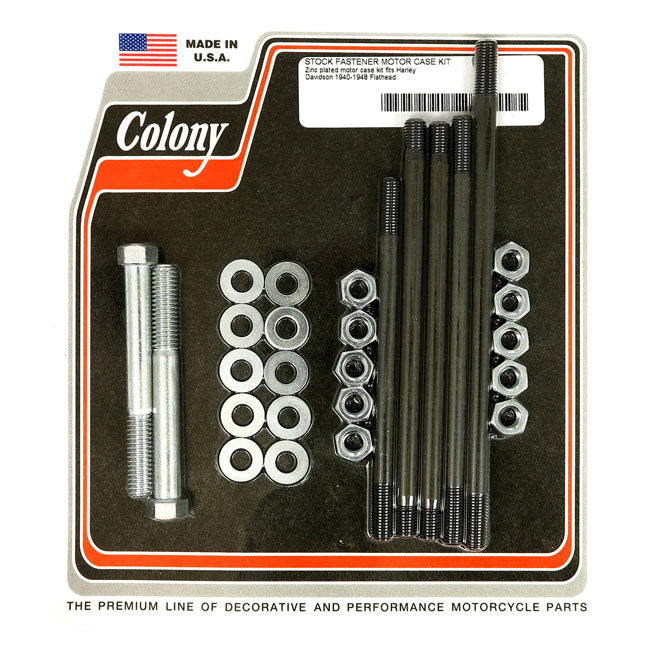 Crankcase Bolt Kit Zinc For 40-48 74/80" SV NU