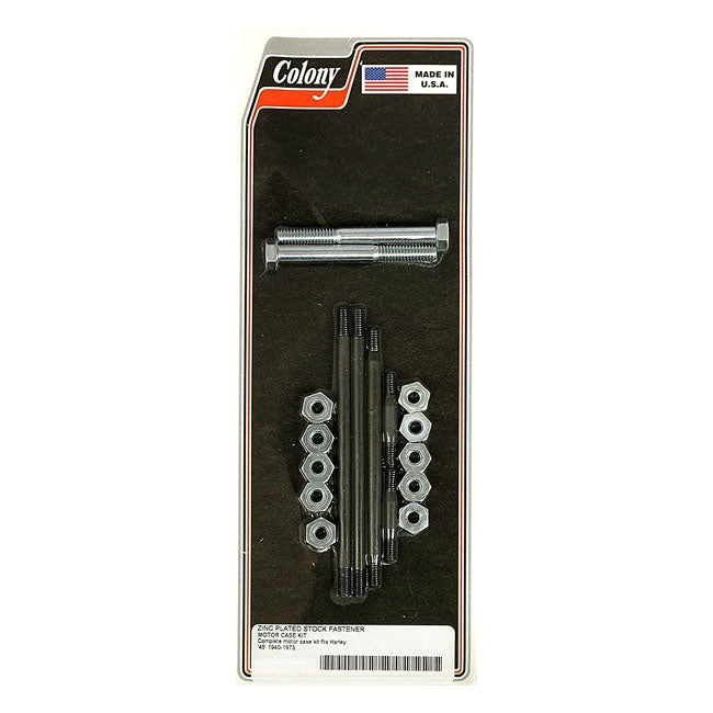 Crankcase Bolt Kit Zinc For 37-73 45" SV NU
