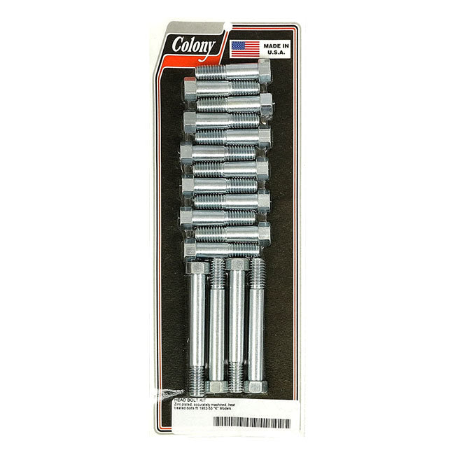 Head Bolt Kit Zinc For 52-53 K Model NU