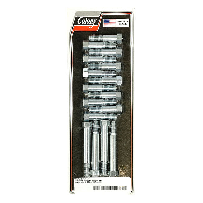 Head Bolt Kit Zinc For 54-56 KH Models NU